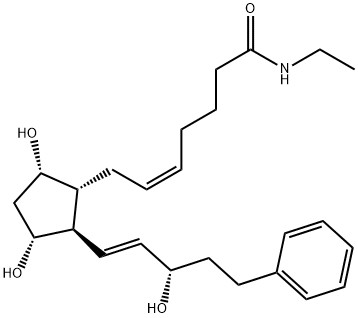 bimatoprost structural formula